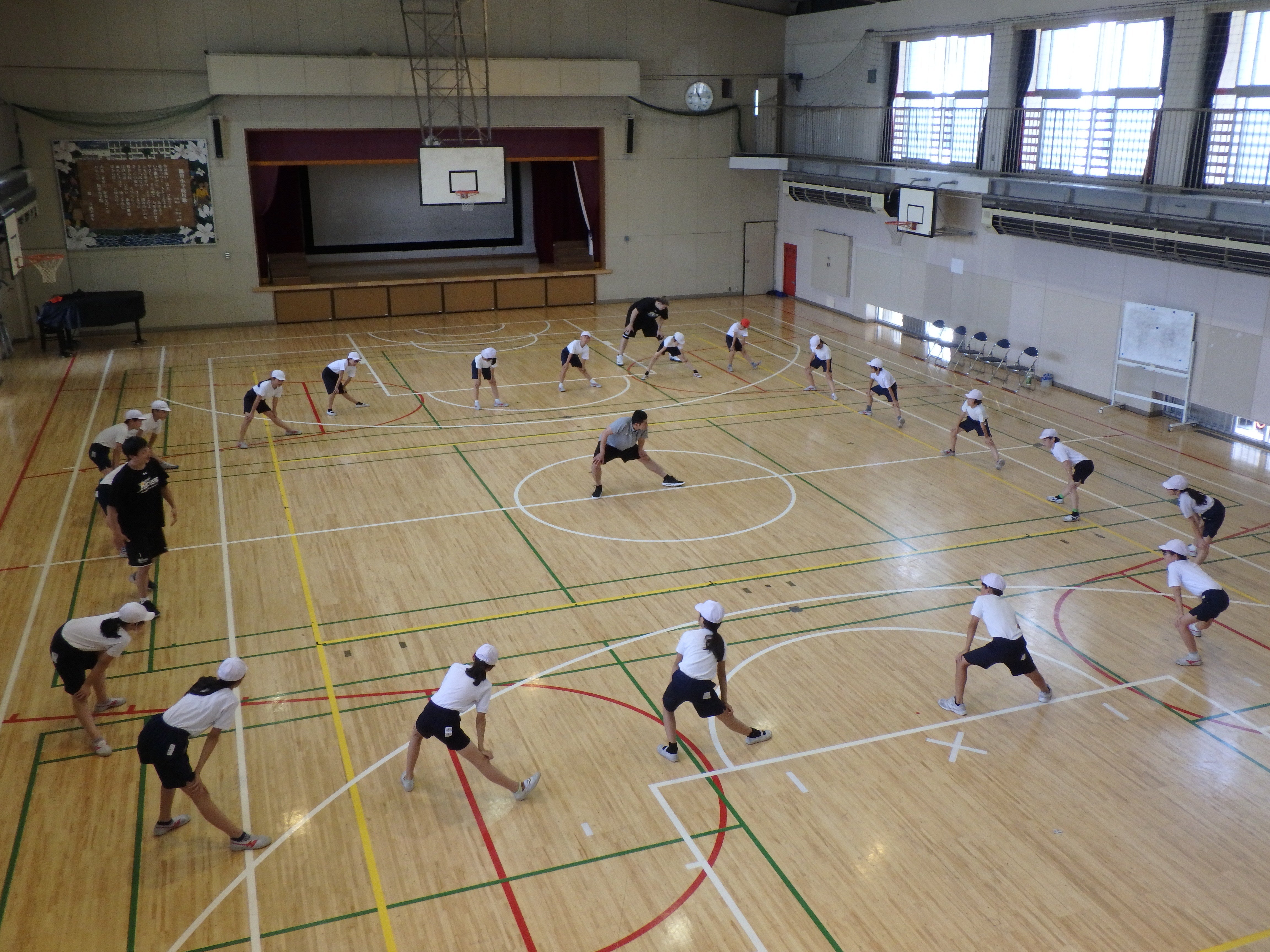 渋谷区立臨川小学校にてクリニックを行いました！ サンロッカーズ渋谷